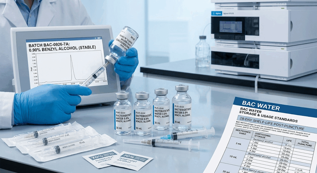 The Science of Bacteriostatic Water: Formulation Principles, Storage Protocols, and Laboratory Safety Standards (2026)