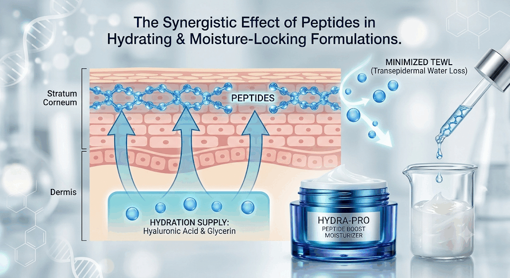 The Science of Peptide-Infused Hydration: Synergistic Effects in Advanced Moisturizing Formulations (2026)