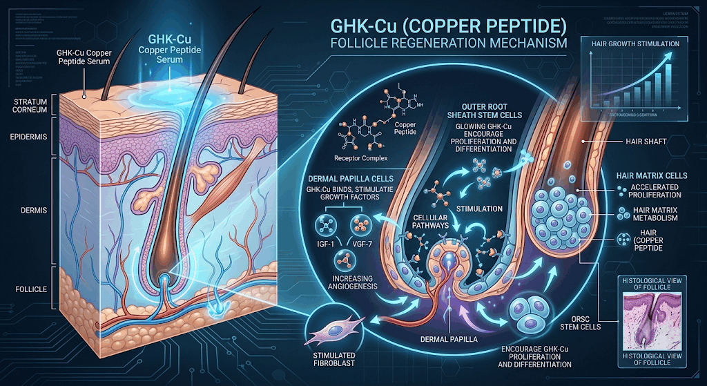 The Science of Regeneration: How GHK-Cu Copper Peptides Revitalize Hair Follicles